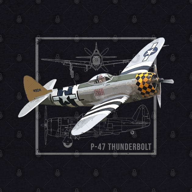 Republic P-47 Thunderbolt | WW2 Fighter Plane by Jose Luiz Filho